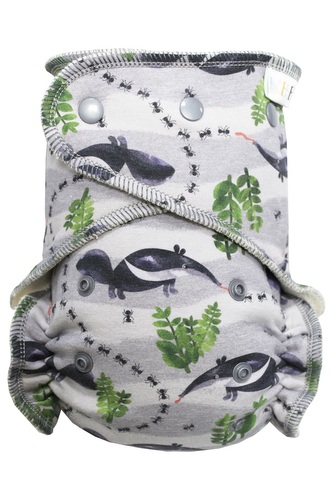 BIO Kalhotková plenka s GOTS (M) - Mravenečník PAT