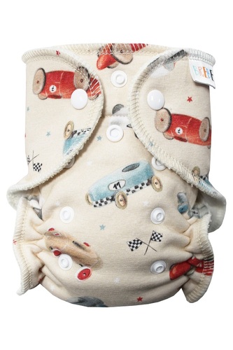 BIO Kalhotková plenka s GOTS (S) - Závoďáci PAT