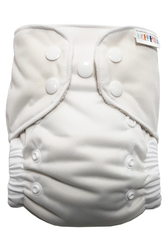 BIO Bambusová kapsová plenka (S) - Bílá PAT