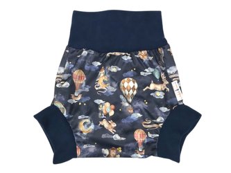 Natahovací svrchní kalhotky PUL - Balónový sen__VELIKOST:XL (11-14kg)
