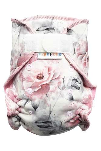 Kalhotková plenka (M) - Sen o růži SZ, sv.růžový velur