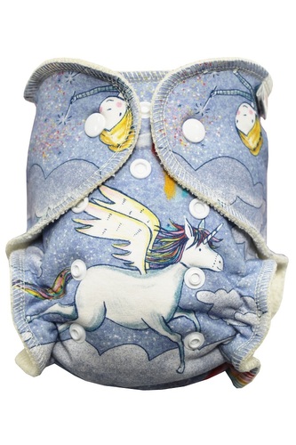 BIO Kalhotková plenka s GOTS (S) - Na konci duhy PAT