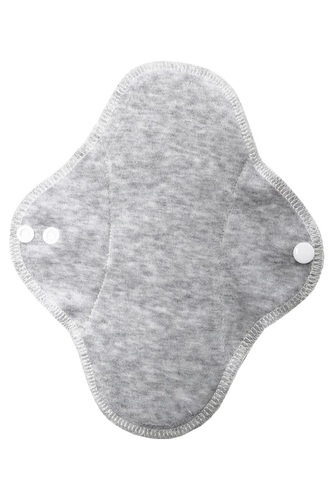 Denní vložka (Bavlněné froté s PUL) - Šedý velur (kojenecký plyš)