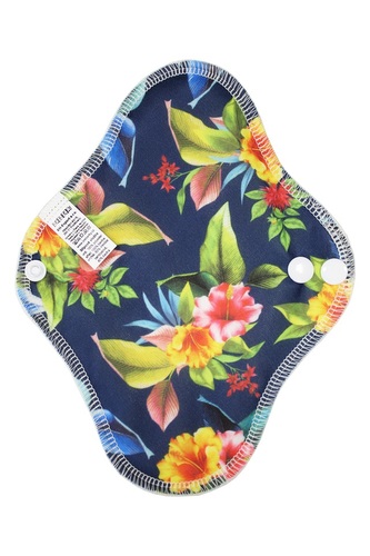 Slipová vložka (PUL) - Ibišek, bledě modrý velur (kojenecký plyš)