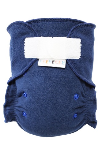 Fleecové svrchní kalhotky (S), bez křidélek - Tmavě modré SZ