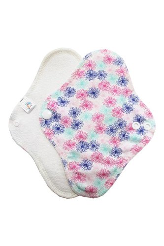 Slipová vložka (Bavlněné froté s PUL) - Kamélie modré (bavlněný úplet)