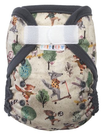 Svrchní kalhotky (M), bez křidélek - Vlk na koloběžce SZ