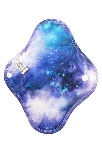 BIO Denní vložka (PUL) - Galaxie & přírodní bambusovo-biobavlněné froté