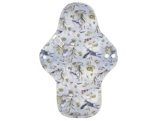 XL vložka (PUL) - Volavka, sv. modrý velur (kojenecký plyš)