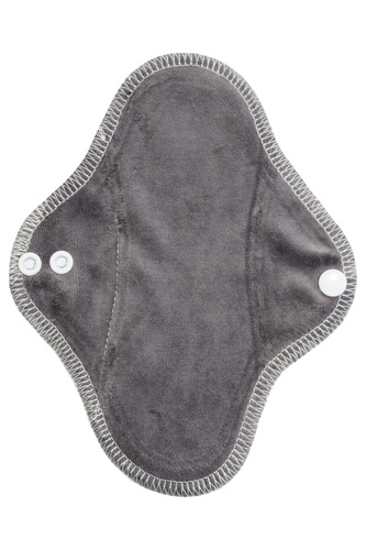 Slipová vložka (Bavlněné froté s PUL) - Tmavě šedý velur (kojenecký plyš)