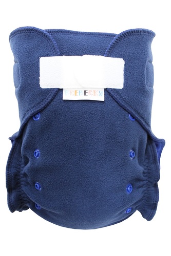 Fleecové svrchní kalhotky (M), bez křidélek - Tmavě modré SZ