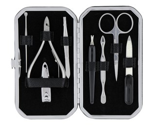 Inter-Vion BEAUTY LOOK Manikúrní sada 7 ks (černá)