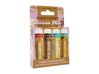 Crazy Rumors Sada klasických balzámů na rty Barista Mix 4 x 4,4 ml woman