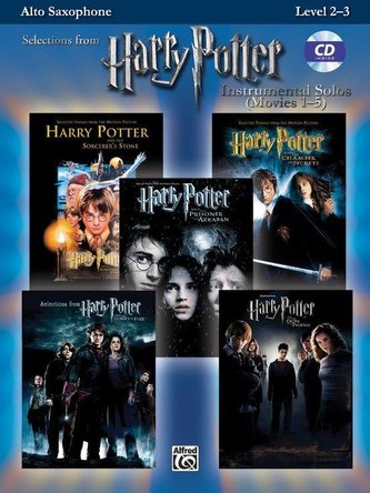 Harry Potter Instrumental Solos (Movies 1-5): Alto Sax, Book & Audio/Software [With CD]