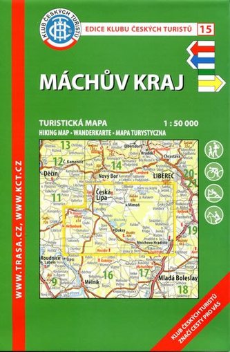 KČT 15 Máchův kraj  1:50 000 / Turistická mapa