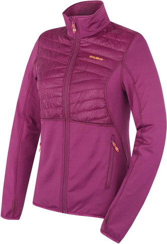 Dámská mikina na zip Airy L deep wine - XXL