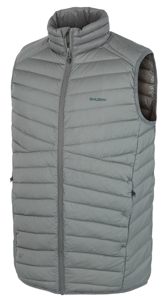 Pánská péřová vesta Dresles M dk. grey green - XXL
