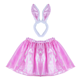 Dětský kostým tutu sukně s čelenkou zajíček