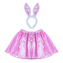 Dětský kostým tutu sukně s čelenkou zajíček