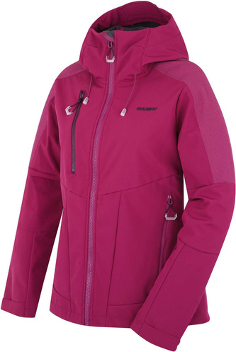 Dámská softshell bunda Sevan L dk. magenta - M
