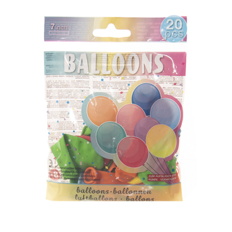 Balónek latex pastel 20 ks Balónek latex pastel 20 ks