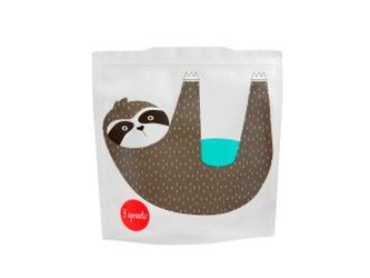 3 SPROUTS Sáček na svačinu 2ks Sloth Gray