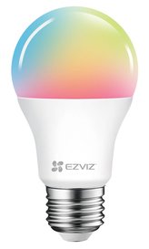 EZVIZ chytrá LED žárovka LB1 (Color)/ Wi-Fi/ E27/ A60/ 8W/ 230V/ 806lm/ 6500K/ teplá až studená bílá/ stmívatelná