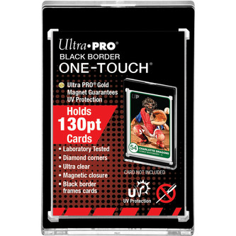 UP - 130PT Black Border UV One-Touch MagneticHolder