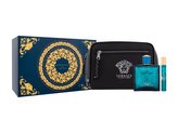 Versace Eros toaletní voda 100 ml + toaletní voda 10 ml + kosmetická taštička