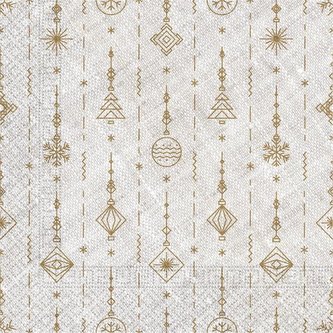 UBROUSKY VÁNOČNÍ 3VRSTVÉ 33X33CM