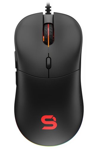 SPC Gear herní myš GEM PMW3325 / 8000dpi / Kailh GM 4.0 / 6 tlačítek / ARGB / černá