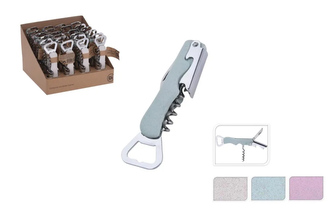 Multifunkční vývrtka a otvírák do kuchyně - Tyrkysový