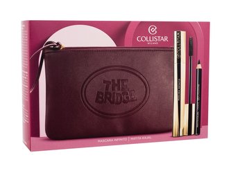 Collistar Infinito řasenka Infinito 11 ml + tužka na oči Kajal Pencil 0,8 g Black + kosmetická taštička The Bridge