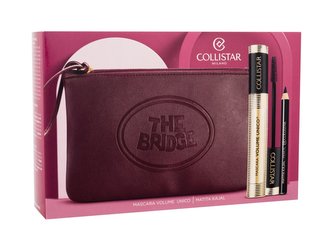 Collistar Volume Unico řasenka Volume Unico 13 ml + tužka na oči Kajal Pencil 0,8 g Black + kosmetická taštička The Bridge