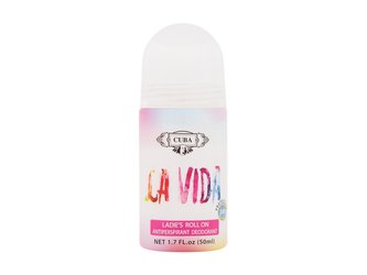 Cuba La Vida Antiperspirant Ladie's Roll On 50 ml pro ženy