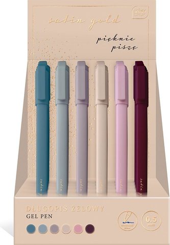 Długopis żelowy Satin Gold (36szt) Długopis żelowy Satin Gold (36szt)