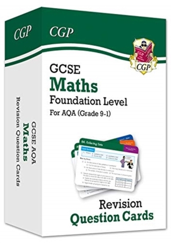 New Grade 9-1 GCSE Maths AQA Revision Question Cards - Foundation