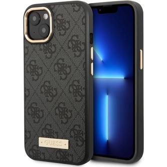 Guess PU 4G MagSafe kryt iPhone 14 černý