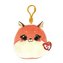 Squishy Beanies Roxie - różowy lis 8,5cm brelok
