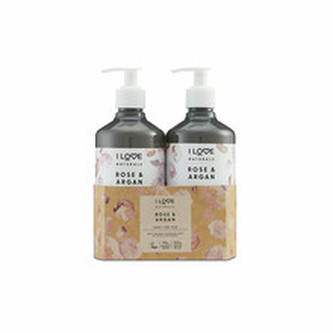 I Love Dárková sada péče o ruce Naturals Rose & Argan Hand Care Duo woman