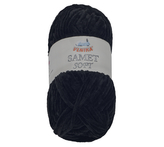 Příze SAMET - černá - 100g / 100 m