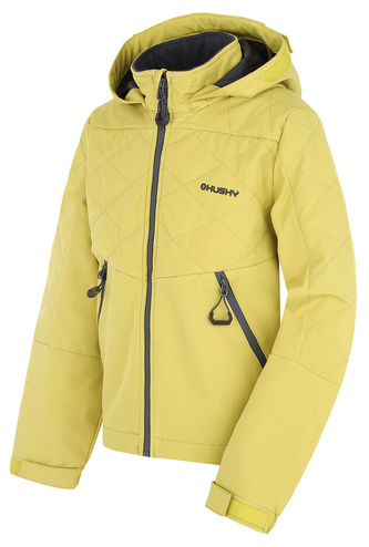 Dětská softshell bunda Salex K lime green - 134