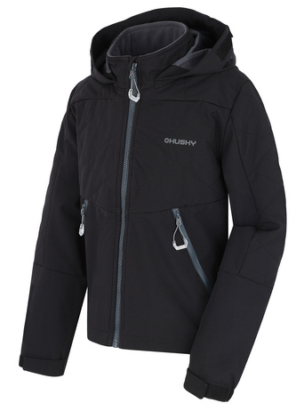 Dětská softshell bunda Salex K black - 140