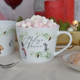 Hrnek 'MILUJU VÁNOCE' 420 ml