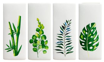 Odpařovač keramický 8x20,5x3,5cm  LISTY