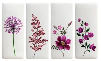 Odpařovač keramický 8x20,5x3,5cm  KVĚTY mix vzoru cena za jeden