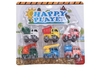 Stavební auta set 6,5 cm