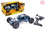 ROCK BUGGY Smoking Punk RC modrá 38 cm - Český obal