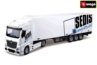 Bburago 1:43 MB Actros SEDIS Logistika s vysokozdvižným vozíkem a příslušenstvím