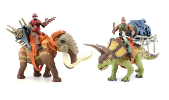 Jurassic Clash Jezdci na dinosaurech 25 cm